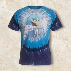 Led Zeppelin Tie-Dye Short Sleeve Tee - Blue/Purple